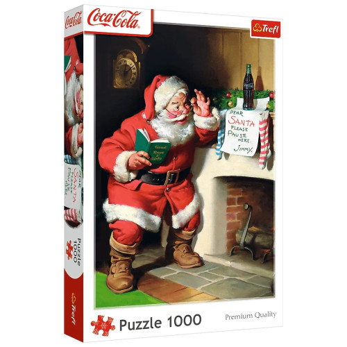 Пазл Trefl Lic Coca-Cola Санта у камина (5900511109221) – Trefl