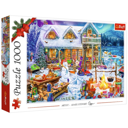 Пазл Trefl XMAS Зимнее время 1000 элементов (5900511109481) – Trefl