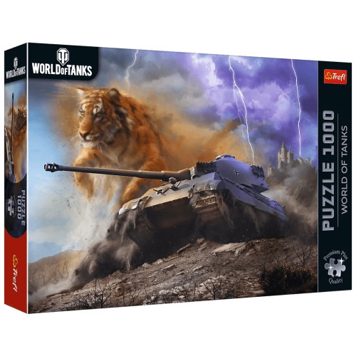 Пазл Trefl Premium Plus World of Tanks: Тигр II 1000 элементов (5900511120899) – Trefl