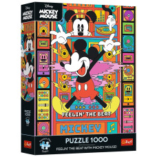 Пазл Trefl Premium Plus Mickey&Friends Почувствуй ритм с Микки Маусом 1000 элементов (5900511121421)