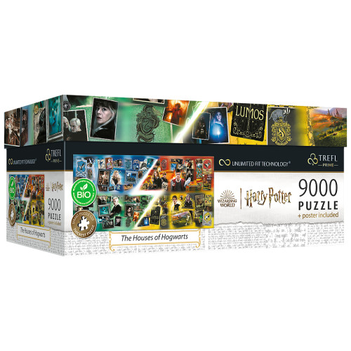 Пазл Trefl UFT Harry Potter Дома Хогвартса 9000 элементов (5900511810233) – Trefl (вид 4)