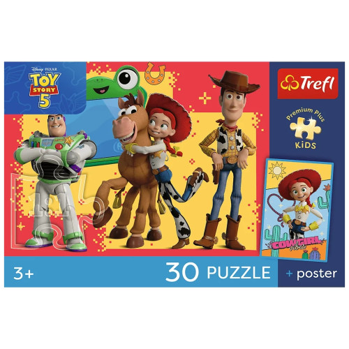 Пазл Trefl Premium Plus Kids Toy Story 5 Приключения игрушек 30 элементов (5900511183443) – Trefl (вид 3)