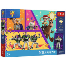 Пазл Trefl UFT Premium Plus Toy Story 5 Игрушки в действии 100 элементов (5900511165562)
