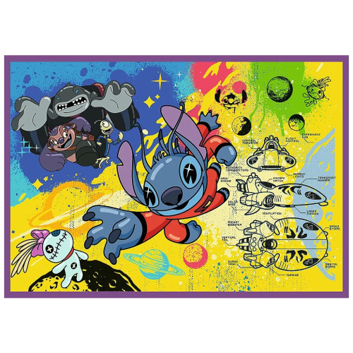 Пазл Trefl Lilo&Stitch Удивительный Стич 4х 250 элементов (5900511133110) – Trefl (вид 4)