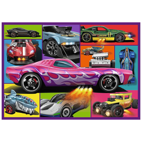 Пазл Trefl Hot Wheels Гоночный автомобиль 4х250 элементов (5900511133127) – Trefl (вид 3)