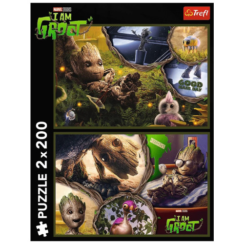 Пазл Trefl Marvel Heroes Я являюсь Грут 2х 200 элементов (5900511133158) – Trefl (вид 3)