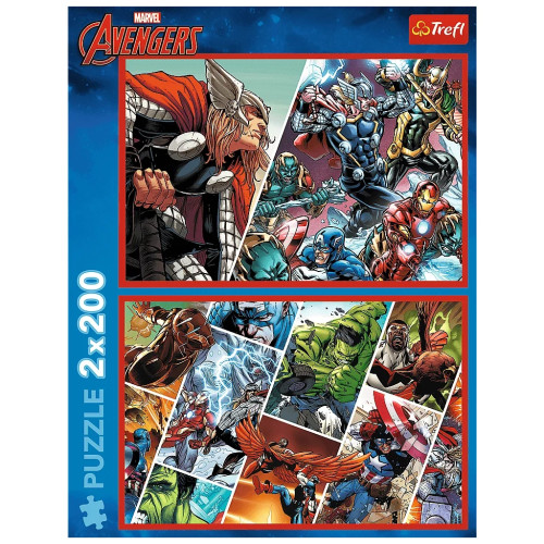 Пазл Trefl The Avengers Защитники мира 2х200 элементов (5900511133189) – Trefl (вид 3)