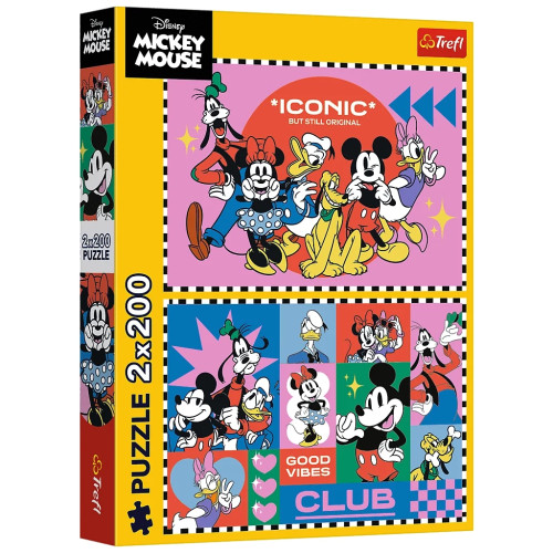 Пазл Trefl Mickey&friends Время с друзьями 2х 200 элементов (5900511133196) – Trefl