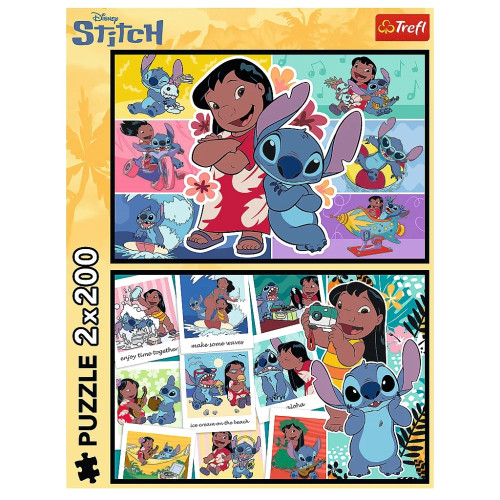 Пазл Trefl Lilo&Stitch Счастливая жизнь Стич 2х200 элементов (5900511133349) – Trefl (вид 3)