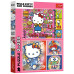 Пазл Trefl Hello Kitty Приветствую Китти и друзей 2х200 элементов (5900511133363) – Trefl