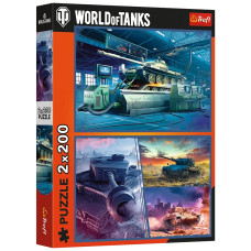 Пазл Trefl WARGAMING Бронетанковая миссия 2х200 элементов (5900511133462)