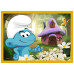 Пазл Trefl The Smurfs Жизнь в деревне смурфов 4 в 1 (35, 48, 54, 70) (5900511346640) – Trefl (вид 1)