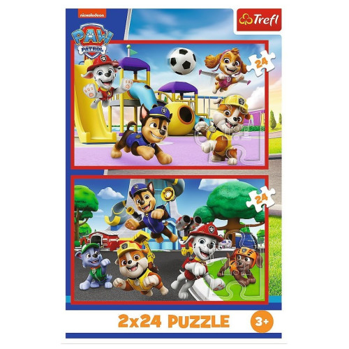 Пазл Trefl Viacom PAW Patrol Веселый день собачек 2х24 элемента (5900511344349) – Trefl (вид 3)