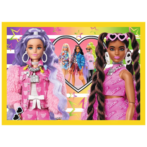 Пазл Trefl Barbie Веселый мир Барби 4 в 1 (35, 48, 54, 70) (5900511346268) – Trefl (вид 3)