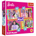 Пазл Trefl Barbie Веселый мир Барби 4 в 1 (35, 48, 54, 70) (5900511346268) – Trefl
