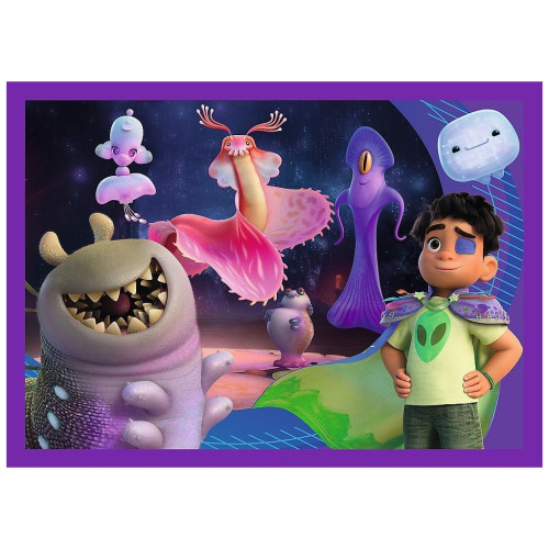 Пазл Trefl Disney Elio Внеземные миссии 4 в 1 (35, 48, 54, 70) (5900511346657) – Trefl (вид 4)