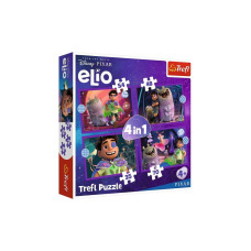 Пазл Trefl Disney Elio Внеземные миссии 4 в 1 (35, 48, 54, 70) (5900511346657)