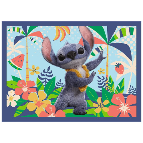 Пазл Trefl Disney Stitch The Movie Отпуск на Гавайях 4 в 1 (35, 48, 54, 70) (5900511346664) – Trefl (вид 1)