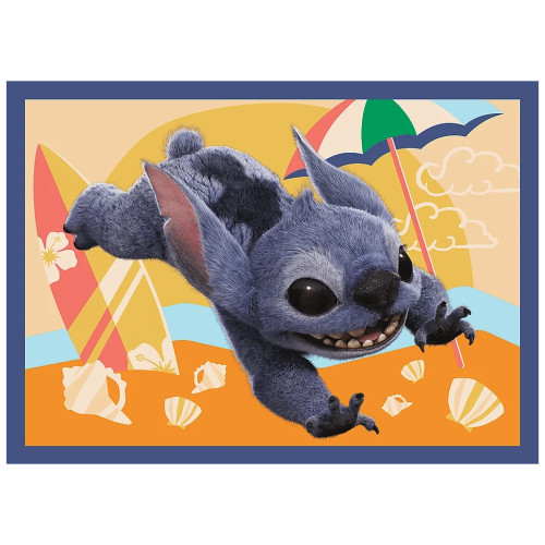 Пазл Trefl Disney Stitch The Movie Отпуск на Гавайях 4 в 1 (35, 48, 54, 70) (5900511346664) – Trefl (вид 4)