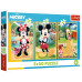 Пазл Trefl Mickey&friends Мышь на празднике 3 х 50 элементов (5900511348811) – Trefl