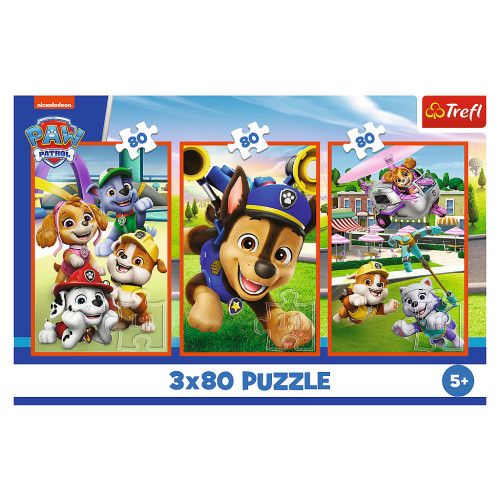 Пазл Trefl Paw patrol Собачья банда 3 х 80 элементов (5900511348866) – Trefl (вид 4)