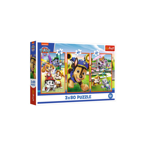 Пазл Trefl Paw patrol Собачья банда 3 х 80 элементов (5900511348866) – Trefl