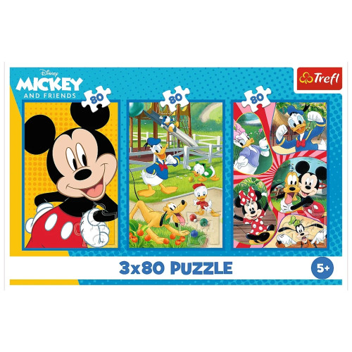 Пазл Trefl Mickey&friends Команда Микки Мауса 3х80 элементов (5900511348873) – Trefl (вид 4)
