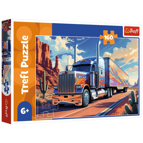 Пазл Trefl Грузовик на дороге 160 элементов (5900511154139) – Trefl
