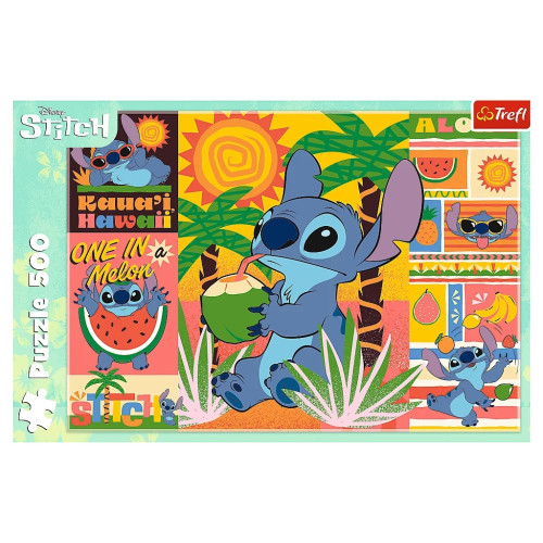 Пазл Trefl Lilo&Stitch Каникулы со Стичом 500 элементов (5900511374834) – Trefl (вид 2)