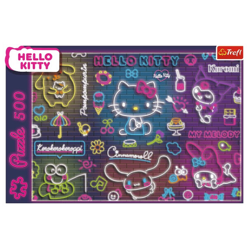 Пазл Trefl Неоновая Hello Kitty 500 элементов (5900511375237) – Trefl (вид 2)
