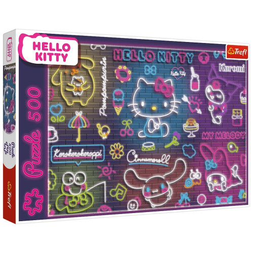 Пазл Trefl Неоновая Hello Kitty 500 элементов (5900511375237) – Trefl