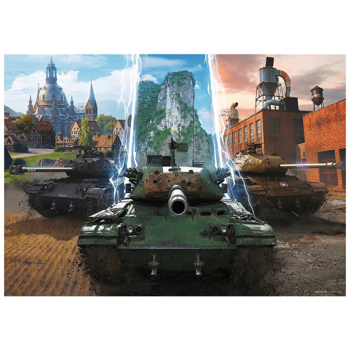 Пазл Trefl World of Tanks, Пора действовать 500 элементов (5900511375350) – Trefl (вид 1)