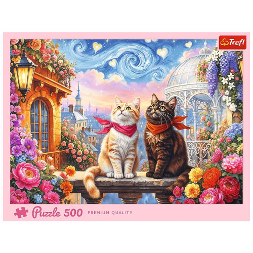 Пазл Trefl Любящие котики 500 элементов (5900511375534) – Trefl (вид 2)