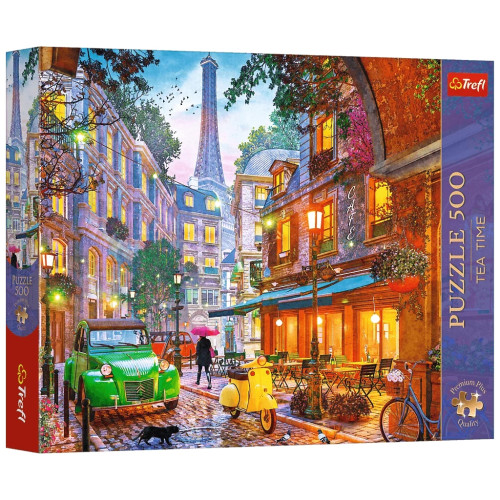 Пазл Trefl Premium Plus Tea Time: Кафе на углу в Париже 500 элементов (5900511376142) – Trefl