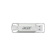 USB флеш накопитель Acer 64GB UT300 USB-A/Type-C 3.2 Silver (BL.9BWWA.589)