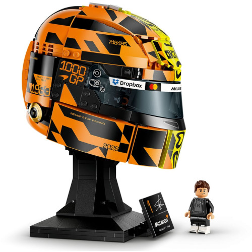 Конструктор LEGO Editions Шлем Ландо Норриса из команды McLaren, 793 детали (43023) – LEGO (вид 3)