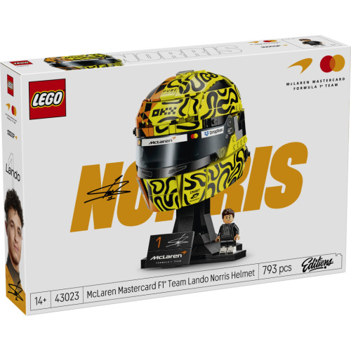 Конструктор LEGO Editions Шлем Ландо Норриса из команды McLaren, 793 детали (43023) – LEGO