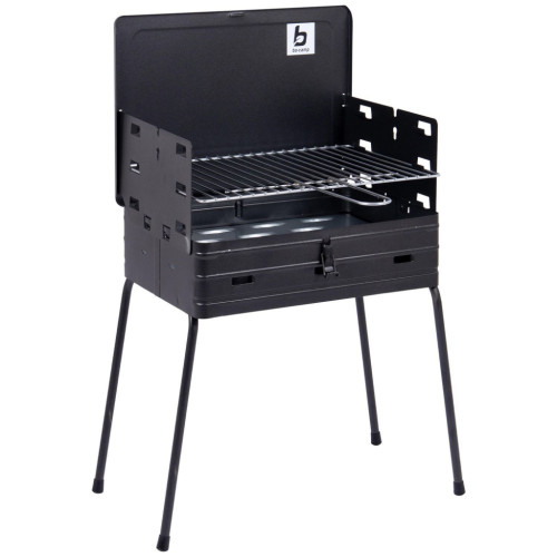 Гриль-барбекю Bo-Camp вугільний Suitcase Model Black (8130030) (DAS303886) – Bo-Camp