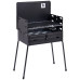 Гриль-барбекю Bo-Camp вугільний Suitcase Model Black (8130030) (DAS303886) – Bo-Camp