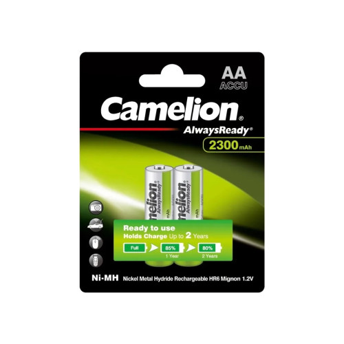 Аккумулятор Camelion AА 2300mAh Ni-MH Always Ready HR6 BP2 (NH-AA2300АRBP2) – Camelion