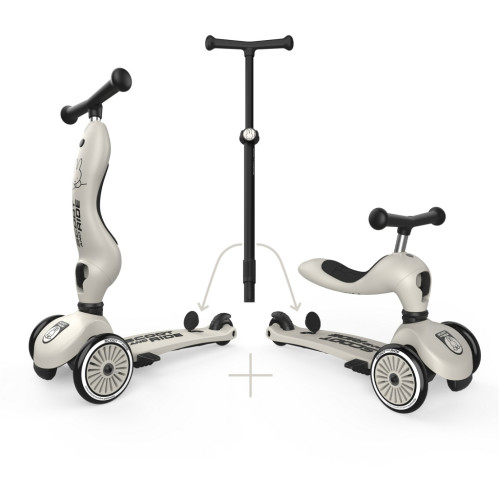 Самокат Scoot&Ride серії Highwaykick-1 Push and Go Miffy світло-сірий (SR-54155) – Scoot&Ride