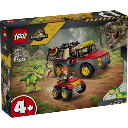 Конструктор LEGO Jurassic World Грузовик для перевозки молодого тираннозавра (77978) – LEGO