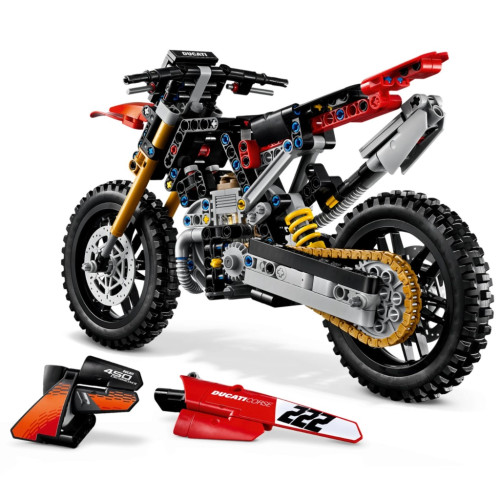 Конструктор LEGO Technic Мотоцикл Ducati Desmo450 MX Factory (42238) – LEGO (вид 4)