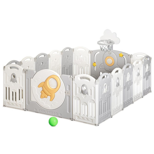 Детский манеж Mealux Hiro (KD-C102 White) – Mealux