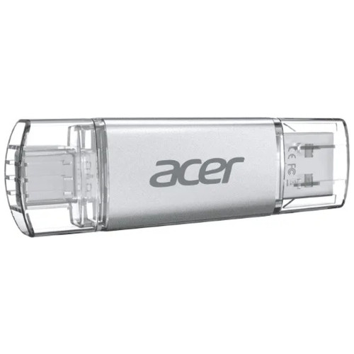 USB флеш накопитель Acer 32GB UP300 Silver USB 3.2/Type-C (BL.9BWWA.588) – Acer (вид 1)