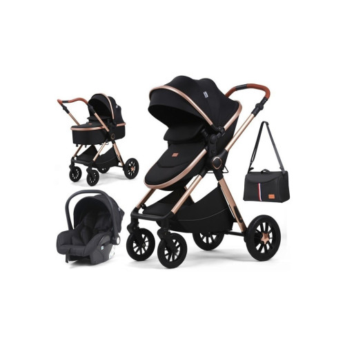 Коляска Kidilo 3в1 H2D (Black) (1111556) – Kidilo