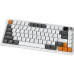 Клавіатура Ajazz AF82 Wireless/Bluetooth/USB UA Gray/White/Orange (AF82-GWO) – Ajazz (вид 2)