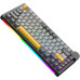 Клавіатура Ajazz AK820 V2 Coconut Flake Switch Wireless/Bluetooth/USB UA Black/Gray/Yellow (AK820-V2-CF-BGY) – Ajazz (вид 3)