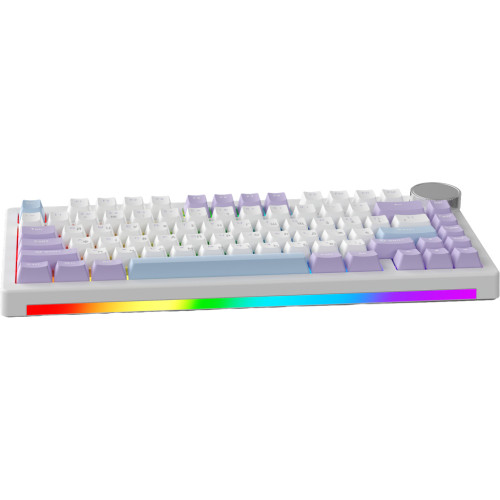Клавиатура Ajazz AK820 V2 Coconut Flake Switch Wireless/Bluetooth/USB UA Purple/White/Blue (AK820-V2-CF-PWB) – Ajazz (вид 1)