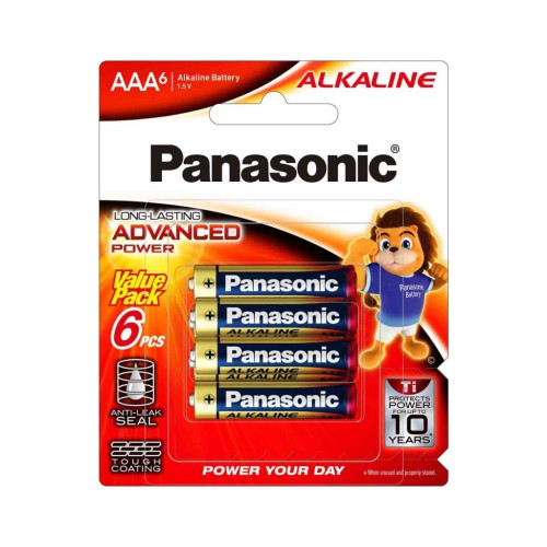 Батарейка AAA Alkaline Power щелочная 6pcs Blister Panasonic (LR03T/6BA) – Panasonic